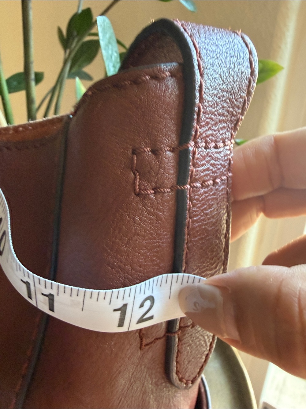 Frye Cognac Brown Leather Side Pocket Hobo Slouchy Boho Western Classic - Picture 9 of 9
